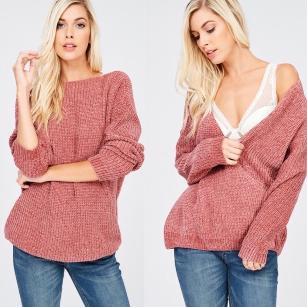 New Favorite Cozy Slouchy Knit Chenille Sweater - Picture 8 of 8